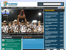 Tablet Screenshot of fhsaa.org